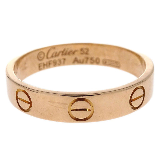 Cartier Mini Love Ring Au750 #52 #51