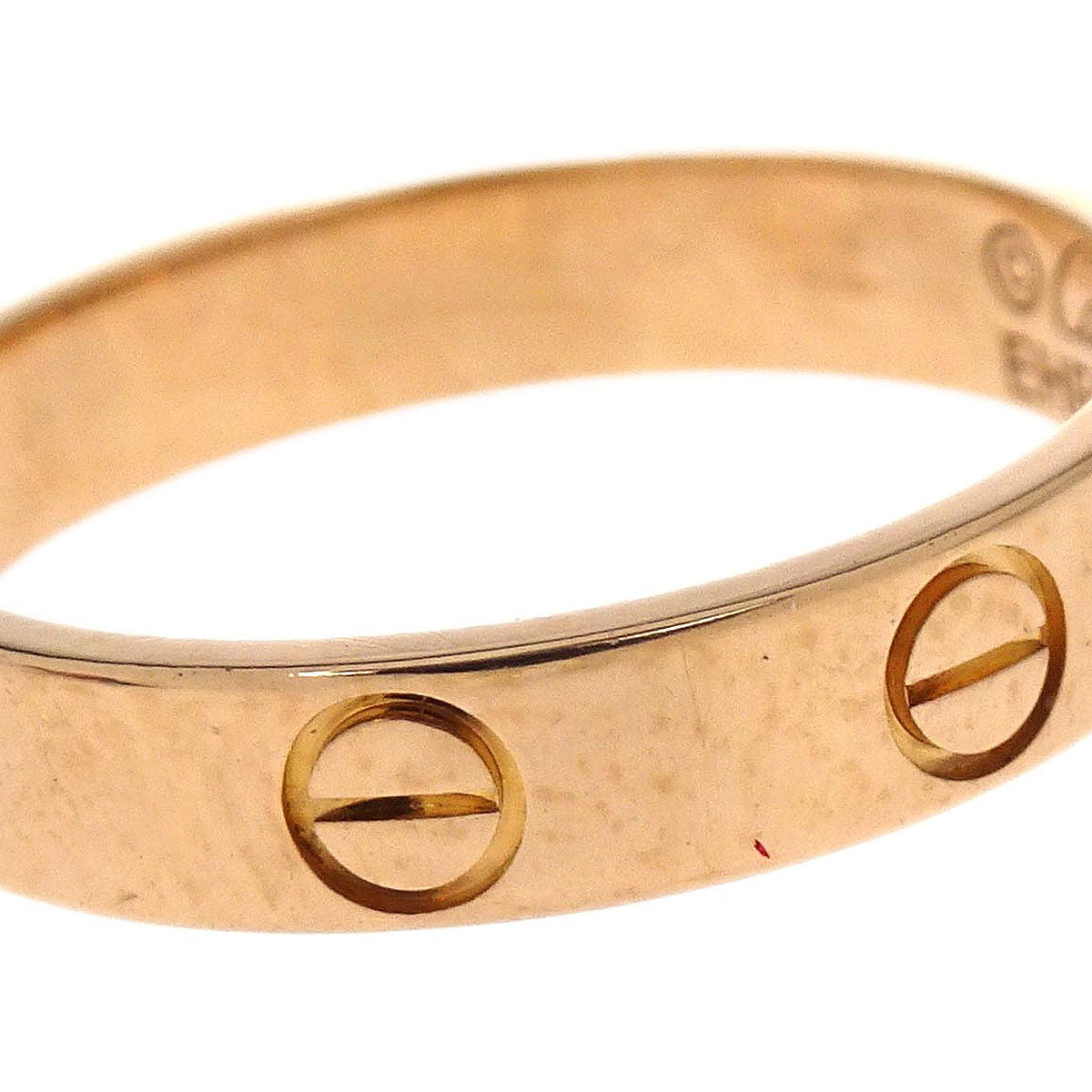 Cartier Mini Love Ring Au750 #52 #51