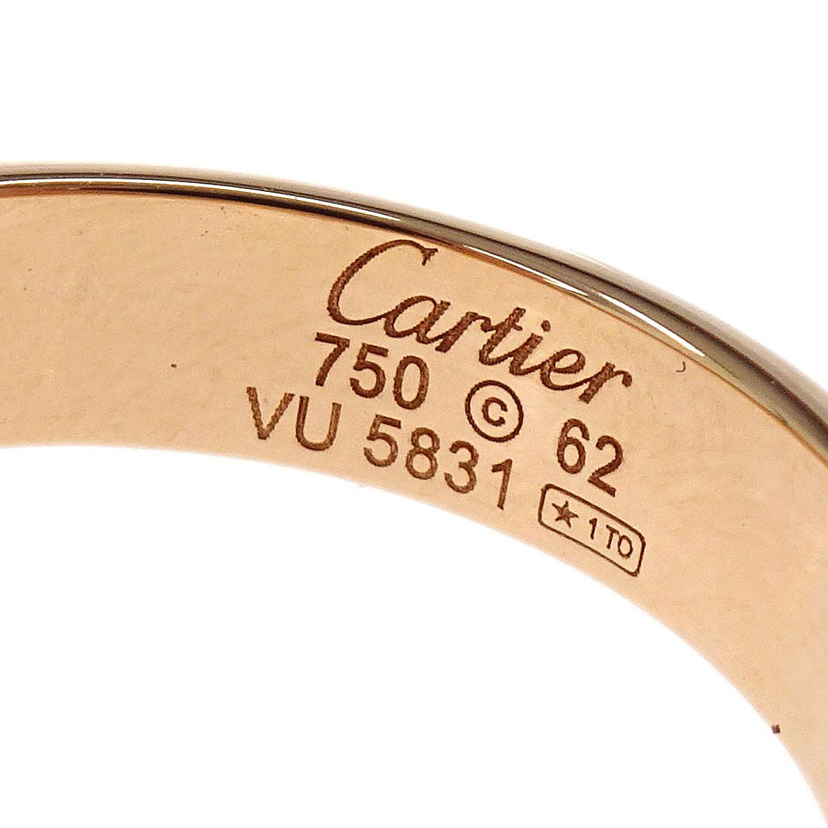 Cartier Love Ring 2006 Limited Christmas 750 #62 #61