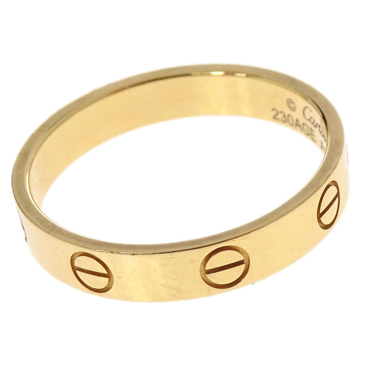 Cartier Mini Love Ring Au750 #56 #55