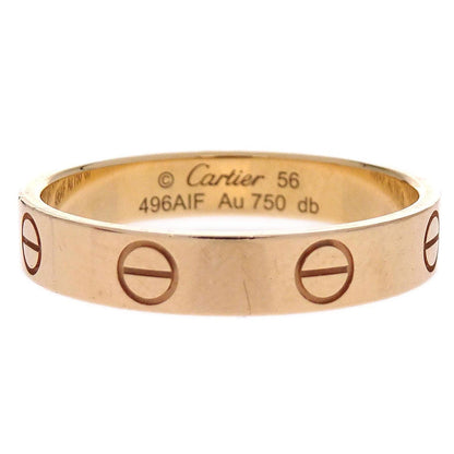 Cartier Mini Love Ring Au750 #56 #55