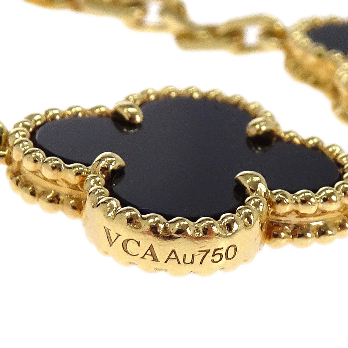 Van Cleef & Arpels Alhambra Bracelet Onyx Au750