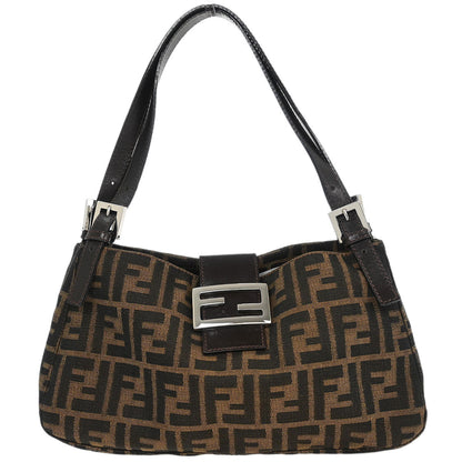 Fendi Brown Canvas Zucca Handbag