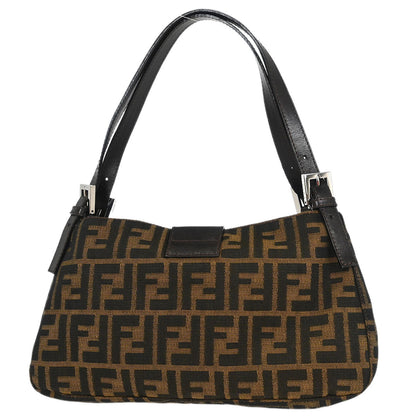 Fendi Brown Canvas Zucca Handbag