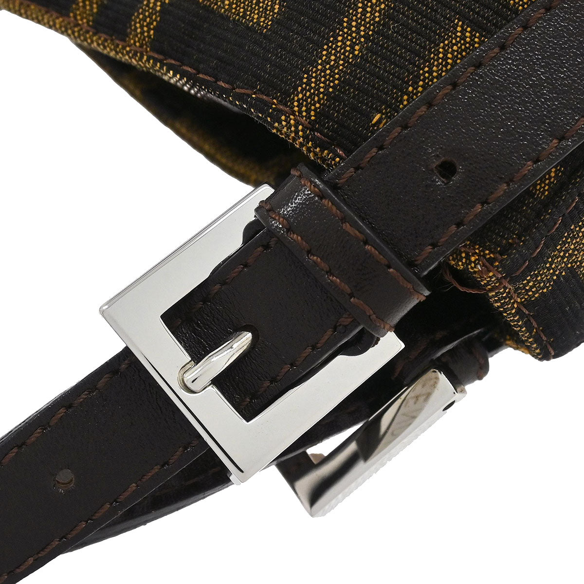 Fendi Brown Canvas Zucca Handbag