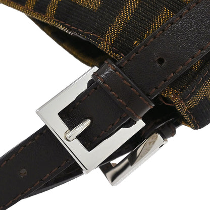 Fendi Brown Canvas Zucca Handbag