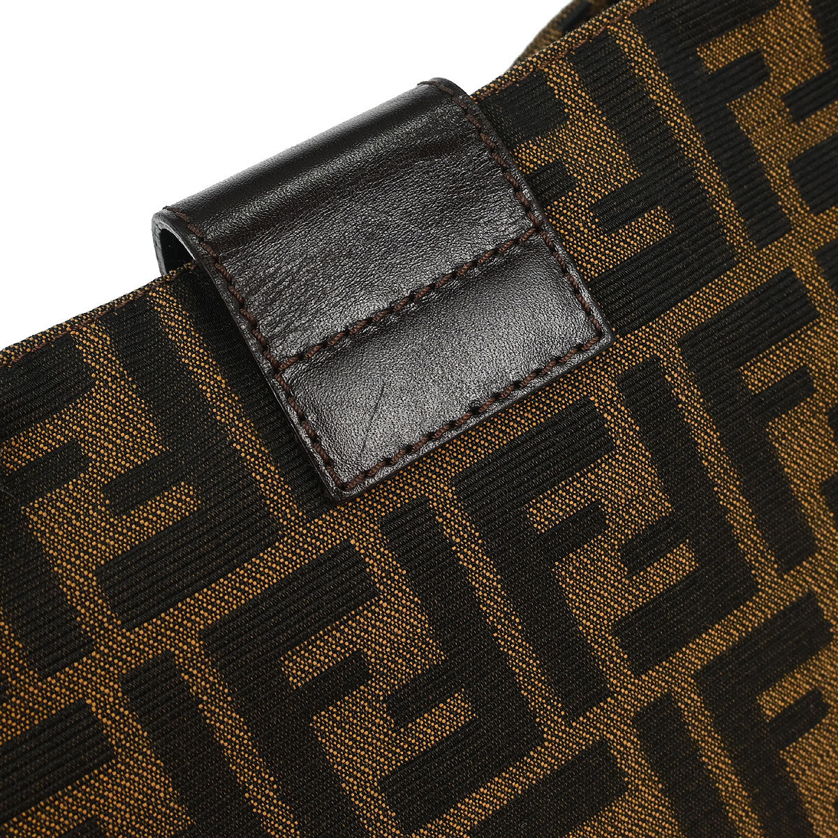 Fendi Brown Canvas Zucca Handbag