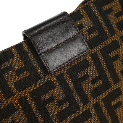 Fendi Brown Canvas Zucca Handbag