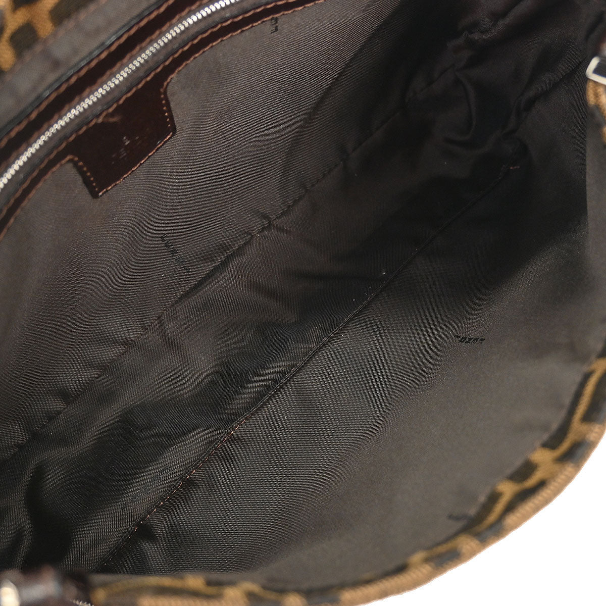 Fendi Brown Canvas Zucca Handbag