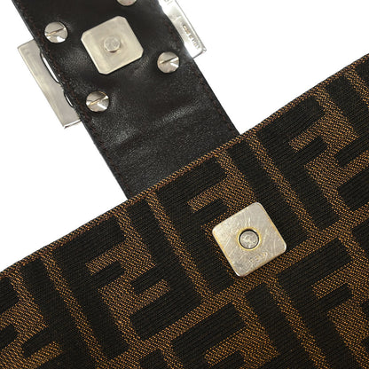 Fendi Brown Canvas Zucca Handbag