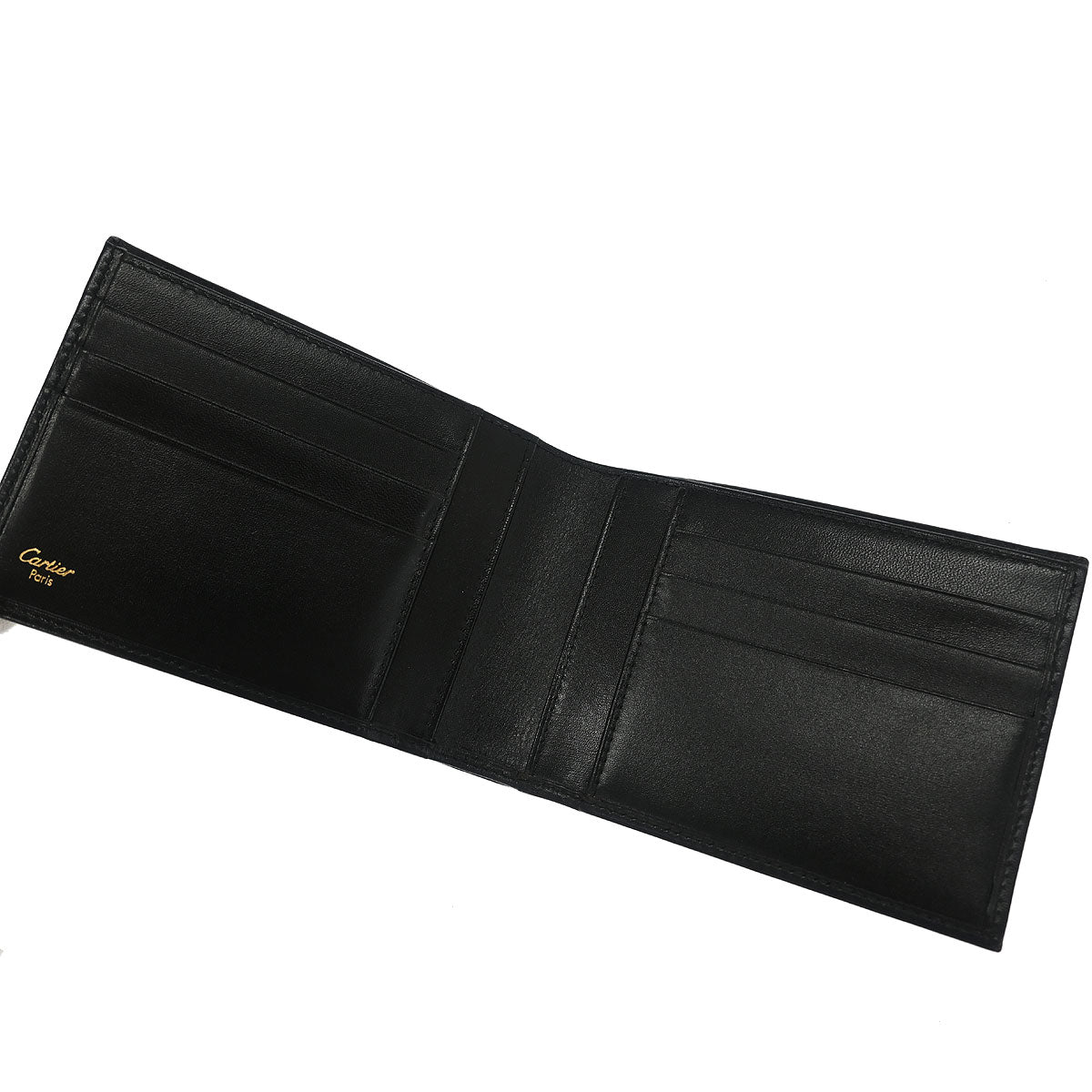 Cartier Black Bifold Wallet