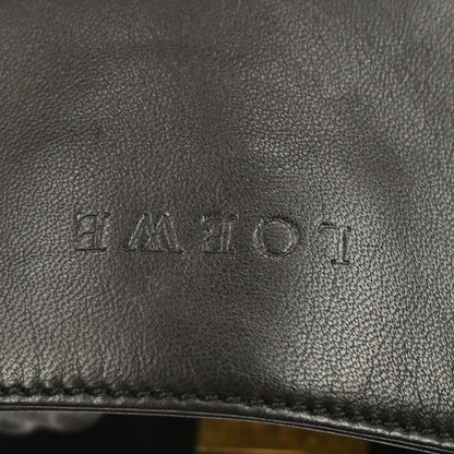 Loewe Black Leather Tote Handbag