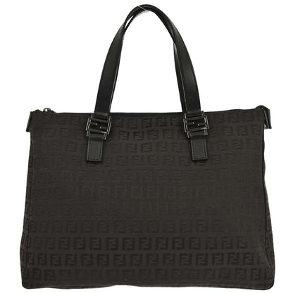 Fendi Dark Brown Zucchino Tote Handbag