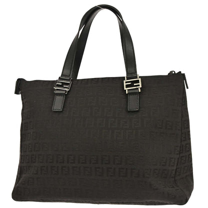 Fendi Dark Brown Zucchino Tote Handbag