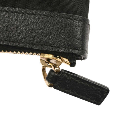 Gucci Black Canvas GG Handbag