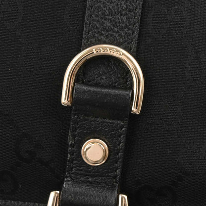 Gucci Black Canvas GG Handbag