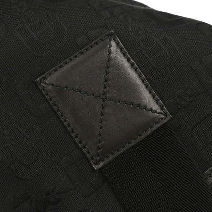 Gucci Black Canvas Tote 2way Shoulder Handbag