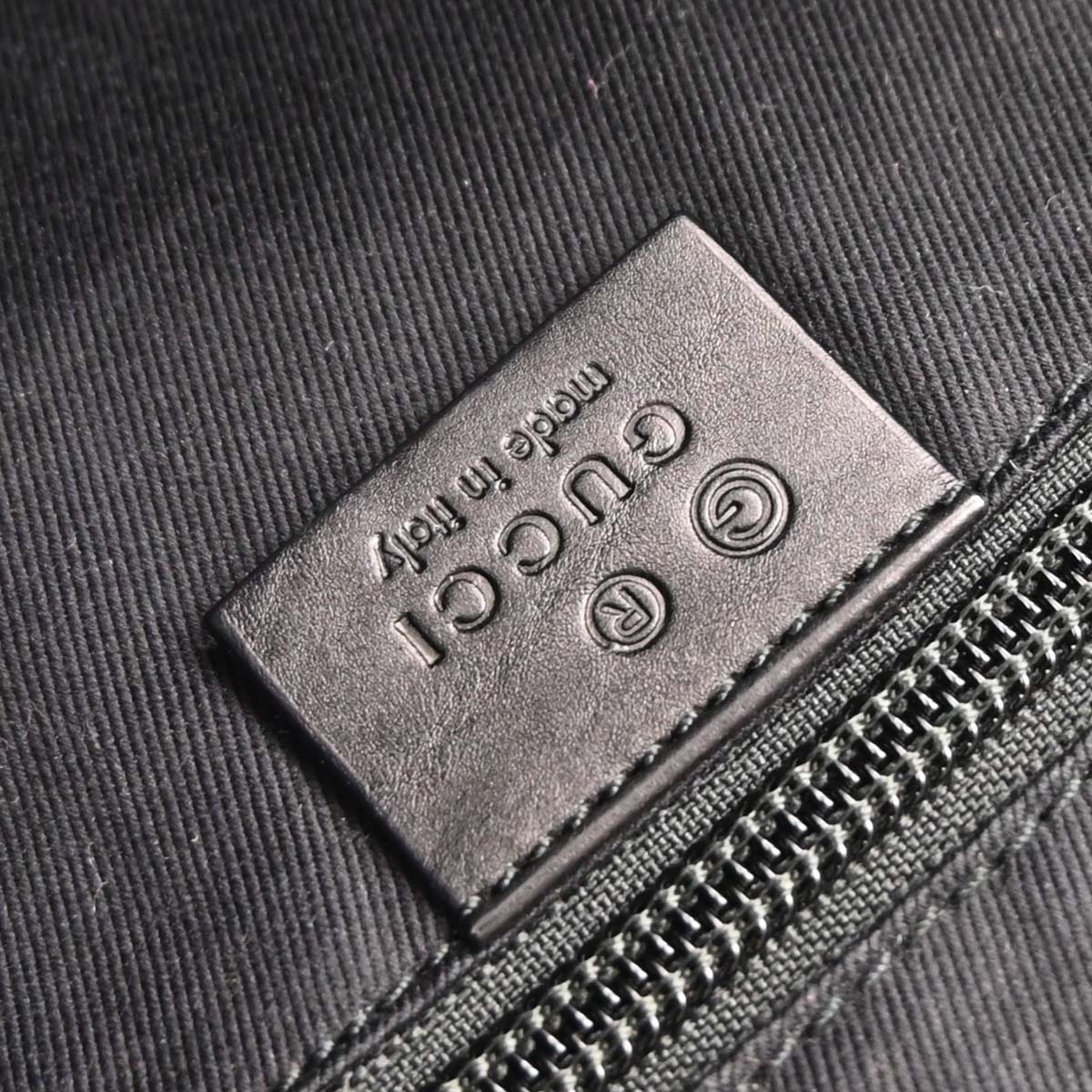 Gucci Black Canvas Tote 2way Shoulder Handbag