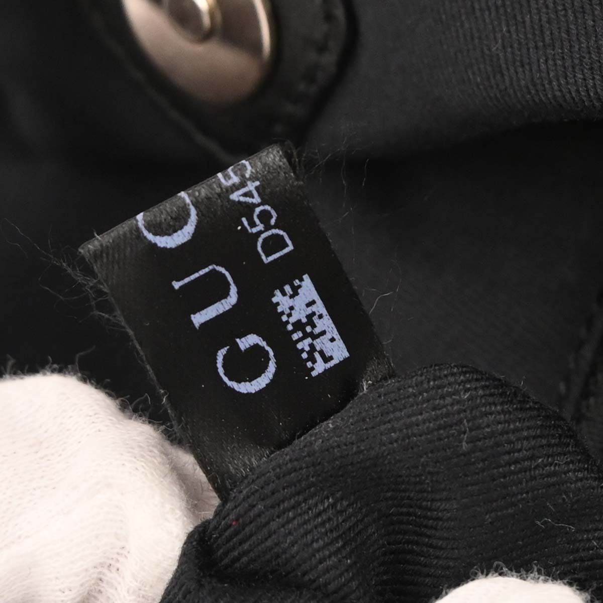 Gucci Black Canvas Tote 2way Shoulder Handbag