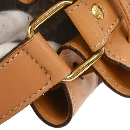 Celine Brown Macadam Bucket Shoulder Bag