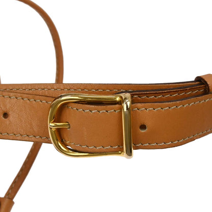 Celine Brown Macadam Bucket Shoulder Bag