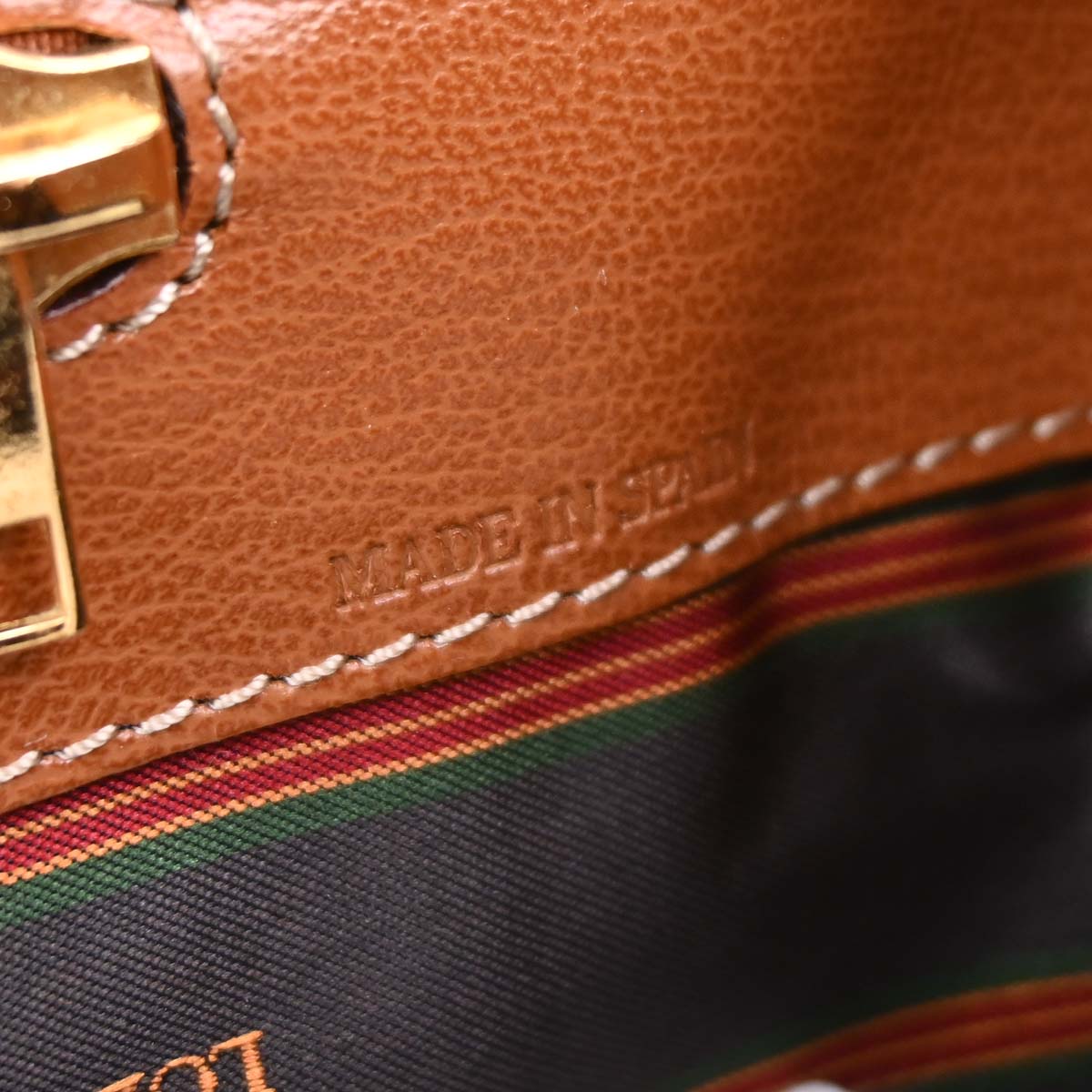 Loewe Brown Leather Velasquez 2way Shoulder Handbag