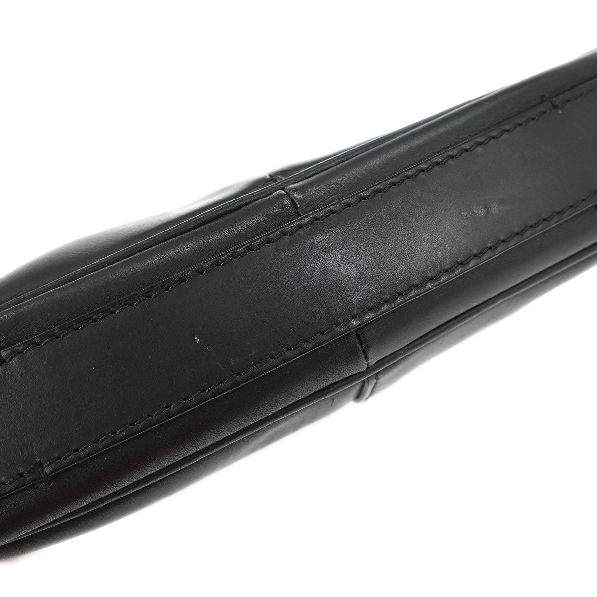 Yves Saint Laurent Rive Gauche Black Leather Shoulder Bag