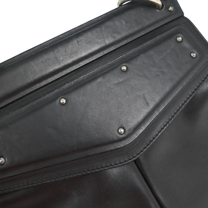 Yves Saint Laurent Rive Gauche Black Leather Shoulder Bag