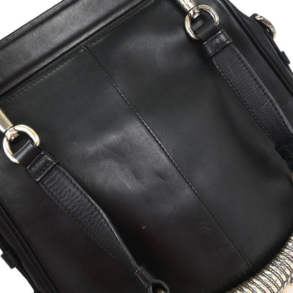 Yves Saint Laurent Rive Gauche Black Leather Shoulder Bag