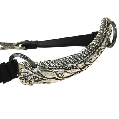 Yves Saint Laurent Rive Gauche Black Leather Shoulder Bag