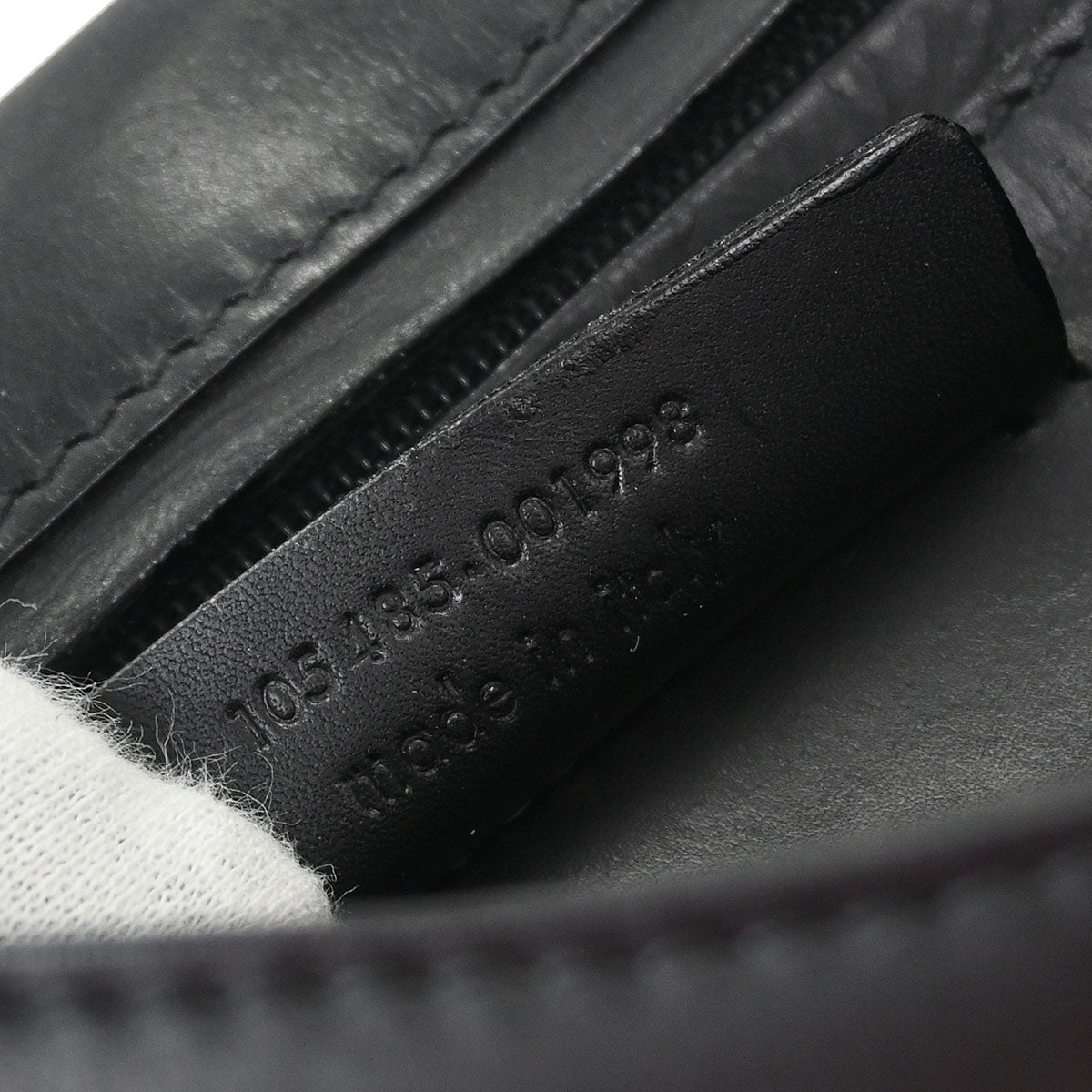 Yves Saint Laurent Rive Gauche Black Leather Shoulder Bag