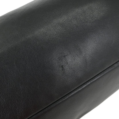 Loewe Black Leather Anagram Handbag