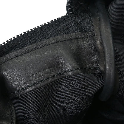 Loewe Black Suede Anagram Handbag