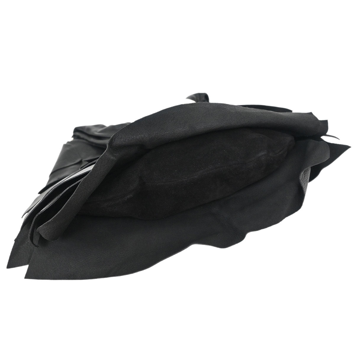 Yves Saint Laurent Black Leather Saint Tropez Hobo Bag