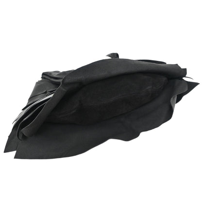 Yves Saint Laurent Black Leather Saint Tropez Hobo Bag