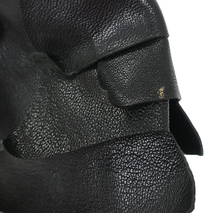 Yves Saint Laurent Black Leather Saint Tropez Hobo Bag