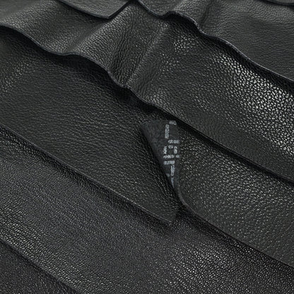 Yves Saint Laurent Black Leather Saint Tropez Hobo Bag