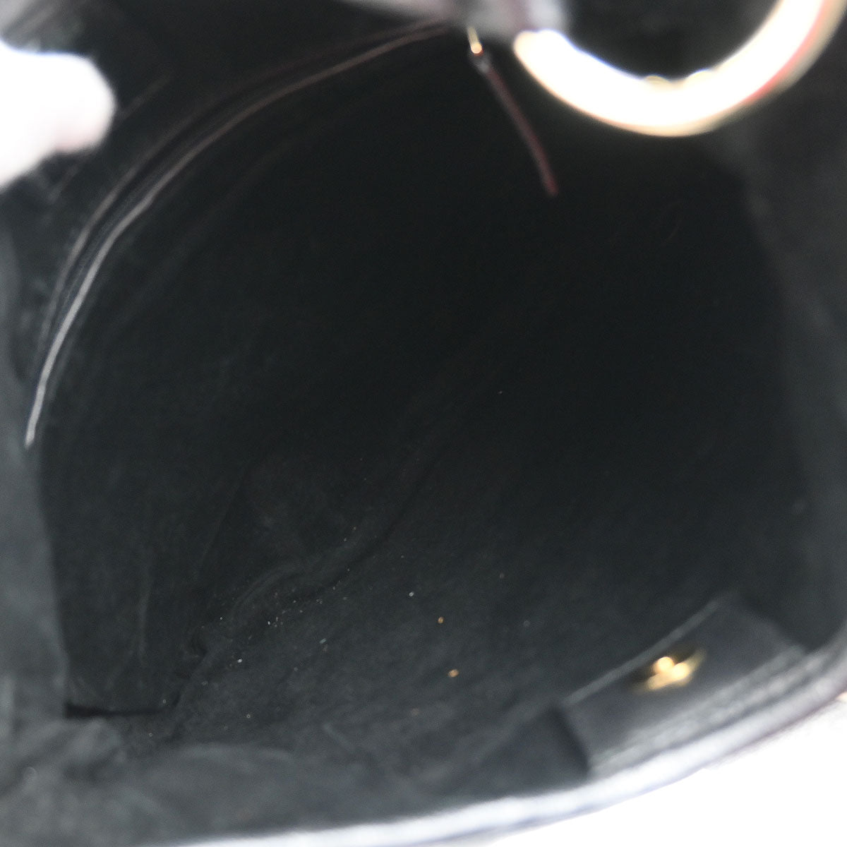 Yves Saint Laurent Black Leather Saint Tropez Hobo Bag