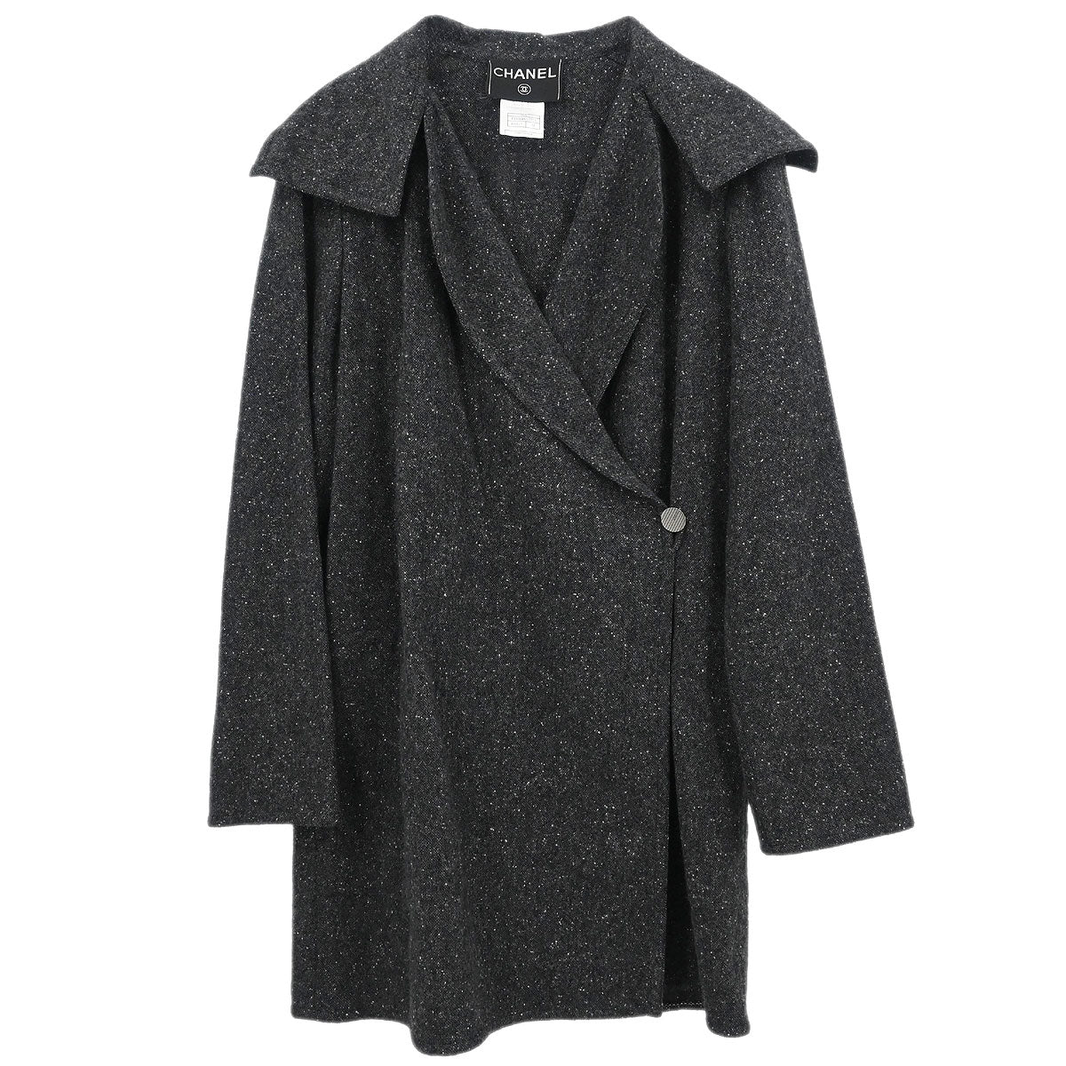 Chanel 1999 Double Breasted Jacket Gray #34