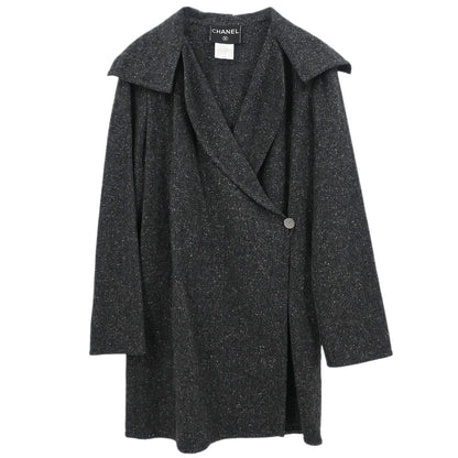 Chanel 1999 Double Breasted Jacket Gray #34