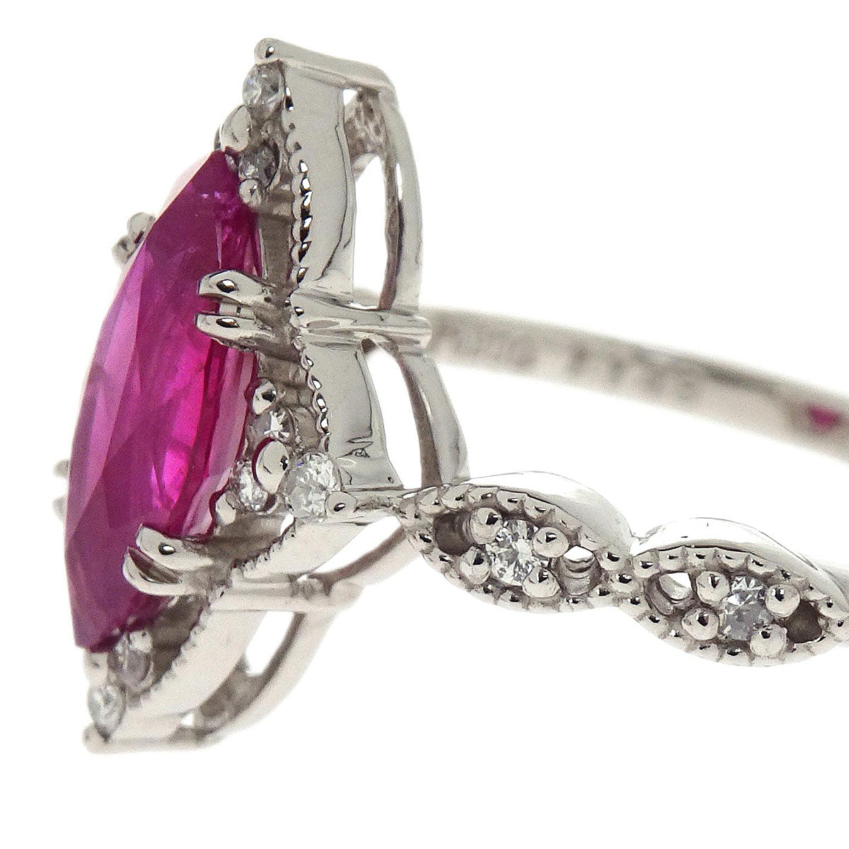 ☆diamond★さま専用ページ Ring Pt900 Ruby Diamond #51 – AMORE Vintage Tokyo