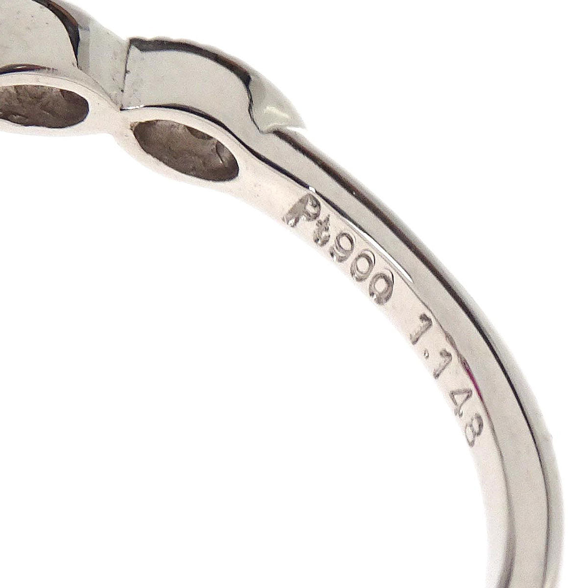 Ring Pt900 Ruby Diamond #51