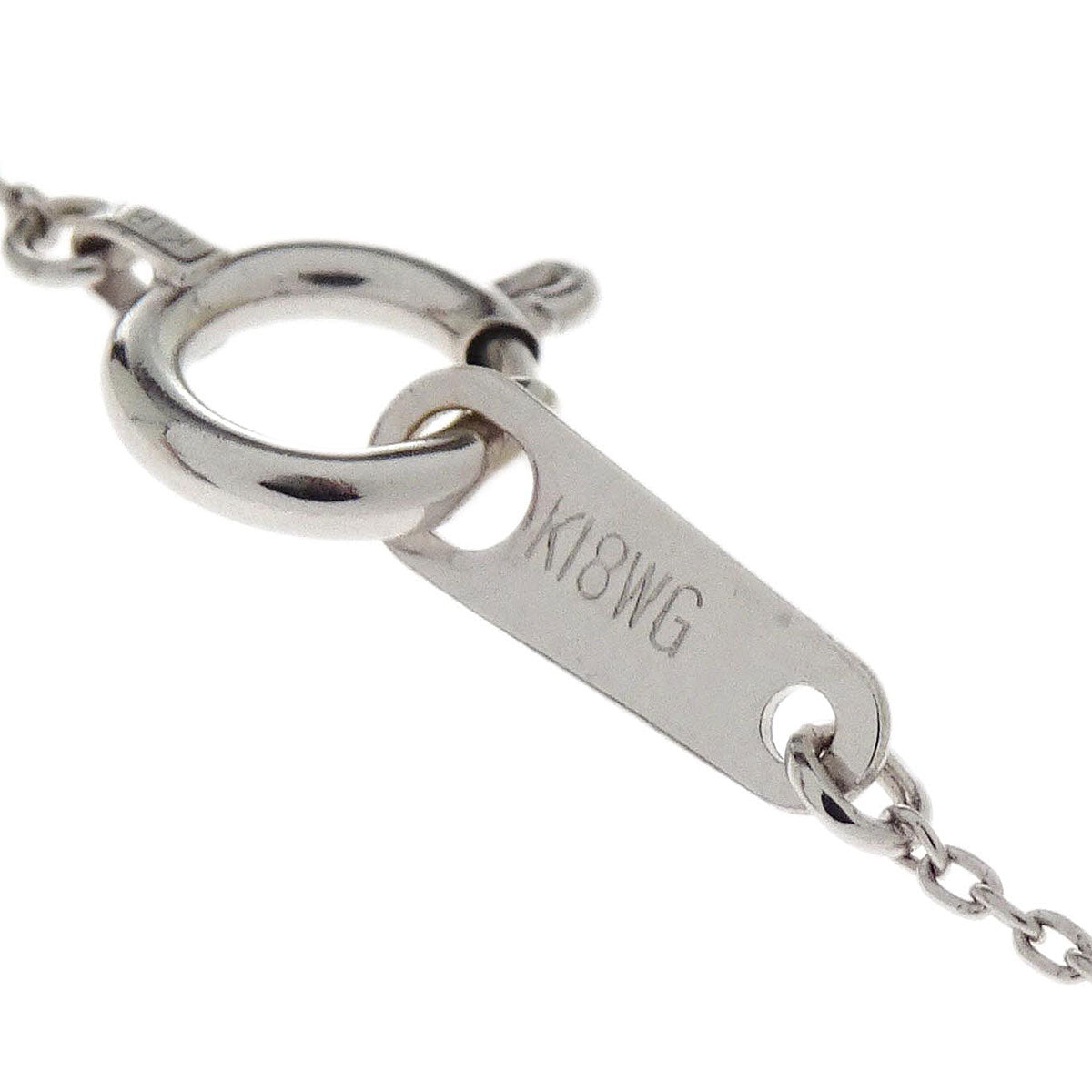 Pendant Necklace 18KWG Diamond