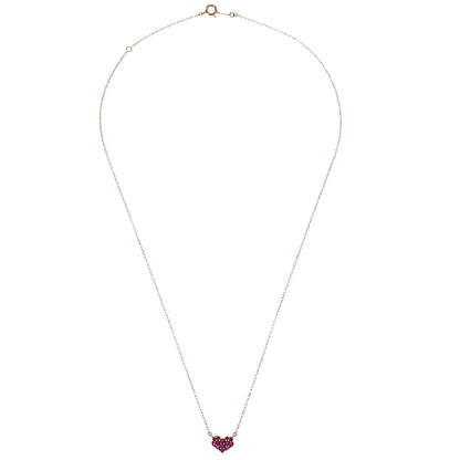Pendant Necklace Ruby 10K Gold