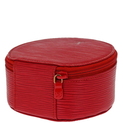 Louis Vuitton Red Epi Ecrin Bijou 12 Jewelry Case Pouch M48207