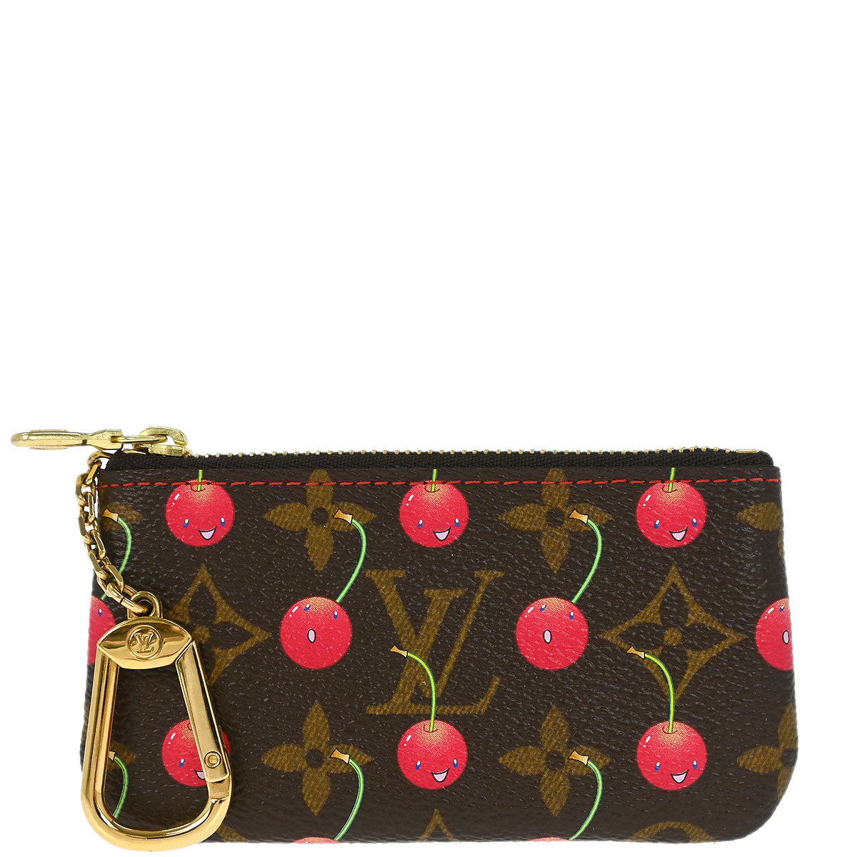 Louis Vuitton Cherry Pochette Cles Coin Purse Wallet M95042