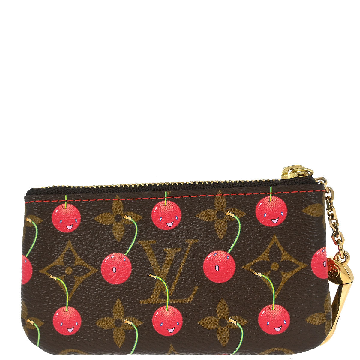 Louis Vuitton Cherry Pochette Cles Coin Purse Wallet M95042