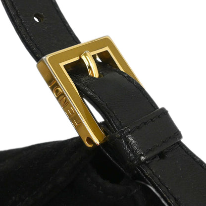 Fendi Black Suede Handbag