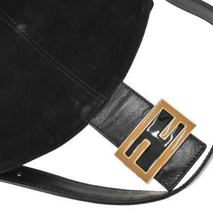 Fendi Black Suede Handbag