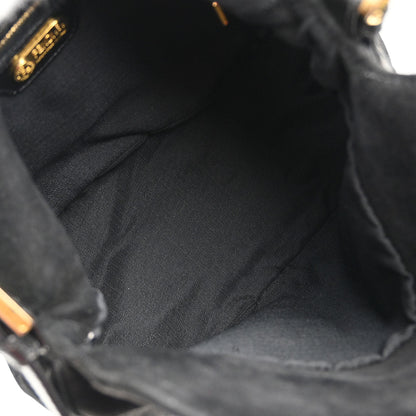 Fendi Black Suede Handbag